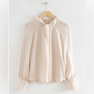 & Other Stories Cream Blouse